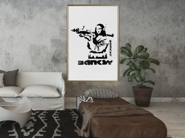 Banksy: Mona Lisa with Bazooka I