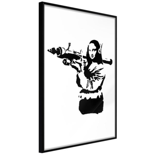 Banksy: Mona Lisa with Bazooka II