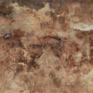 Fototapeta - Czas mroku - kompozycja w deseń mokrego betonu w brązowych tonach