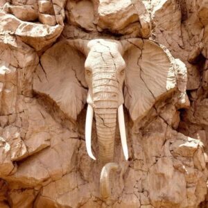 Fototapeta - Kamienny słoń (RPA)