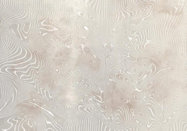 Fototapeta - Lejące kształty - abstrakcyjne beżowo-białe tło w kompozycje we wzory
