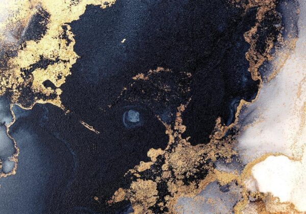 Fototapeta - Marmur i granat - abstrakcyjny teksturowany wzór inspirowany gwieździstym niebem