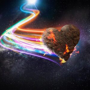 Fototapeta - Meteoryt miłości (kolorowy)