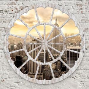 Fototapeta - Nowy Jork: Widok przez okno