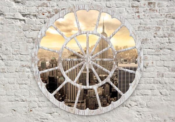 Fototapeta - Nowy Jork: Widok przez okno