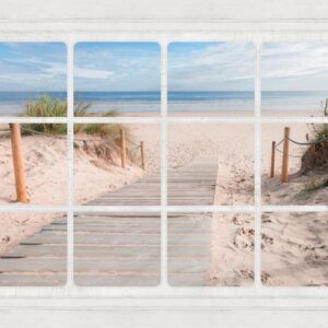 Fototapeta - Okno & plaża