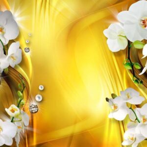 Fototapeta - Orchidea w złocie