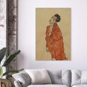 Obraz - Autoportret (Mężczyzna w pomarańczowej koszuli)