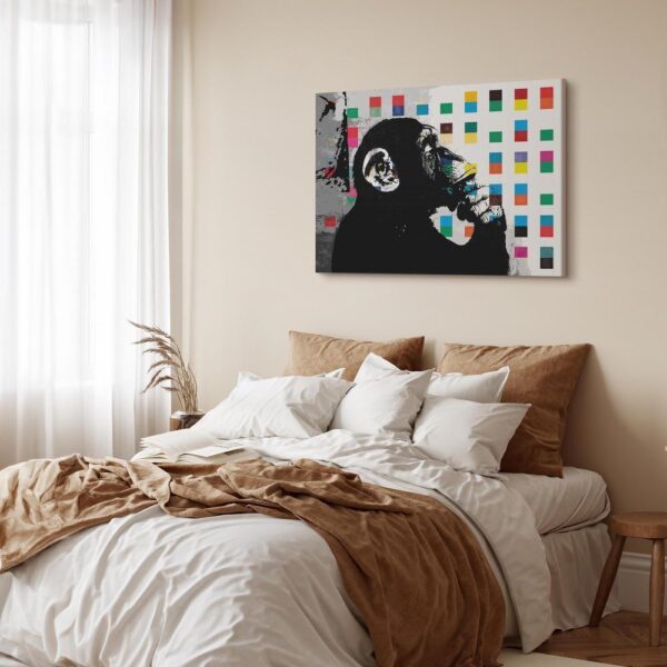 Obraz - Banksy The Thinker Monkey