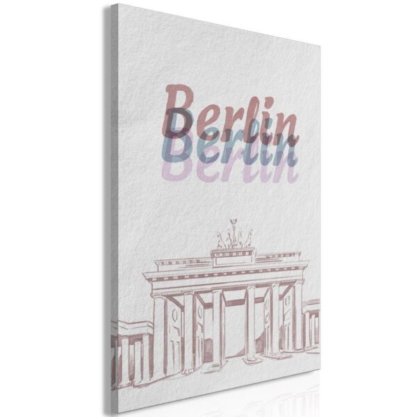 Obraz - Berlin w akwarelach (1-częściowy) pionowy