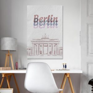 Obraz - Berlin w akwarelach (1-częściowy) pionowy