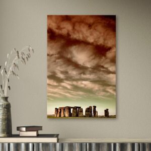 Obraz - Chmury nad Stonehenge (1-częściowy) pionowy