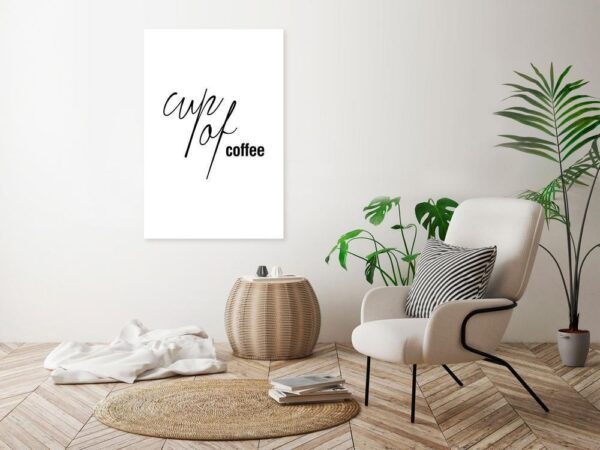Obraz - Cup of Coffee (1-częściowy) pionowy