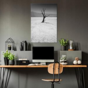 Obraz - Drzewo na pustyni (1-częściowy) pionowy