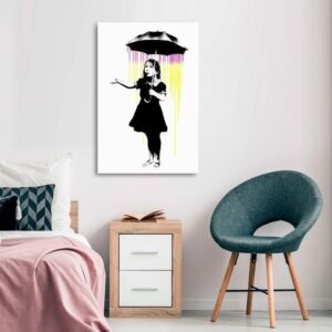 Obraz - Dziewczynka z parasolką (1-częściowy) pionowy