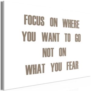 Obraz - Focus on Where You Want (1-częściowy) szeroki