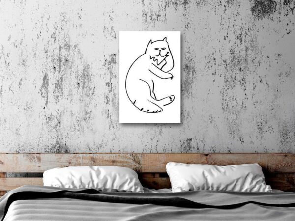 Obraz - Koci relaks (1-częściowy) pionowy