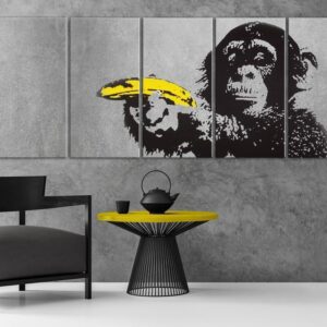Obraz - Małpa i banan