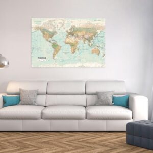 Obraz - Mapa świata: Piękny świat