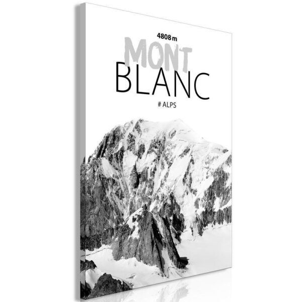 Obraz - Mont Blanc (1-częściowy) pionowy