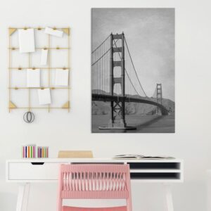 Obraz - Most łączący miasta (1-częściowy) - fotografia architektury USA