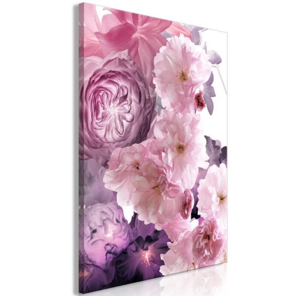 Obraz - Ogród kwiatowych zapachów (1-częściowy) - natura w różowym odcieniu