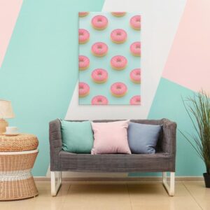 Obraz - Pastelowe donuty (1-częściowy) pionowy