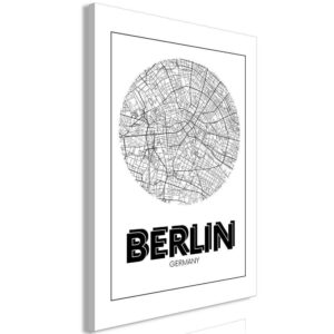 Obraz - Retro Berlin (1-częściowy) pionowy