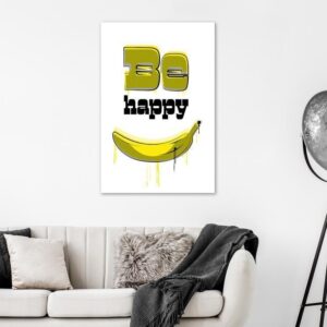 Obraz - Szczęśliwy banan (1-częściowy) pionowy