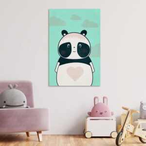 Obraz - Troskliwa panda (1-częściowy) pionowy
