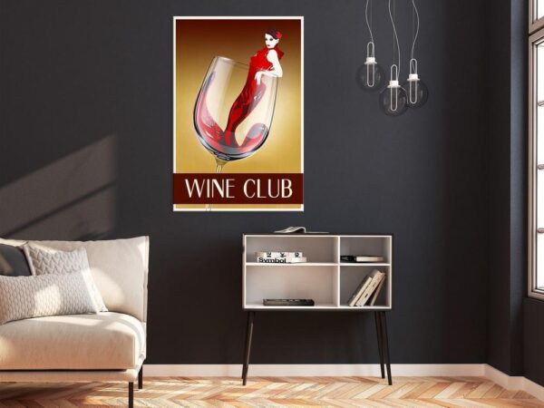 Obraz - Wine Club (1-częściowy) pionowy