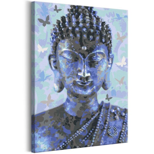 Obraz do samodzielnego malowania - Budda i motyle