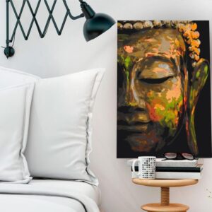 Obraz do samodzielnego malowania - Budda w cieniu