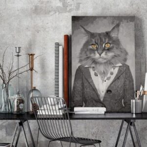 Obraz do samodzielnego malowania - Elegancki kot