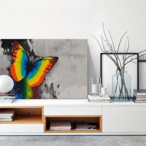 Obraz do samodzielnego malowania - Kolorowy motyl