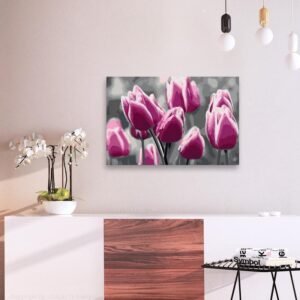 Obraz do samodzielnego malowania - Pole tulipanów