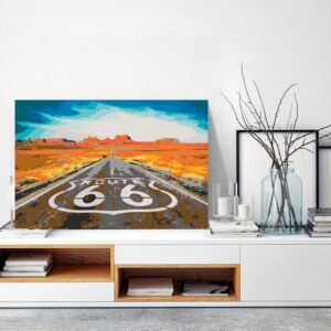 Obraz do samodzielnego malowania - Route 66