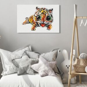 Obraz do samodzielnego malowania - Słodki tygrysek