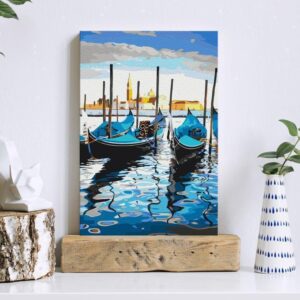 Obraz do samodzielnego malowania - Weneckie łodzie