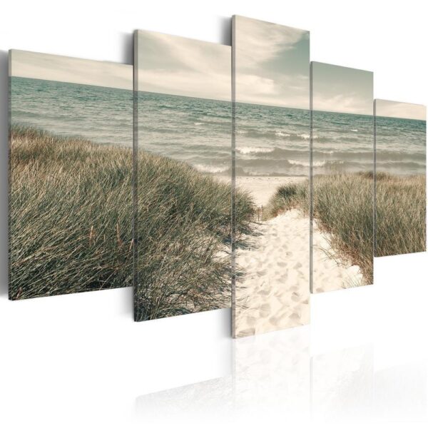 Obraz na szkle akrylowym - Cicha plaża