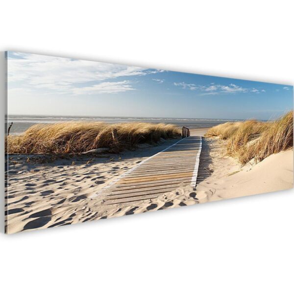 Obraz na szkle akrylowym - Dzika plaża