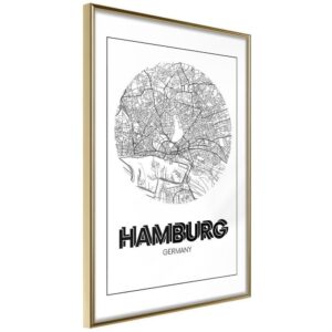 Plan miasta: Hamburg (okrągły)