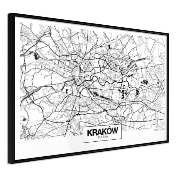 Plan miasta: Kraków