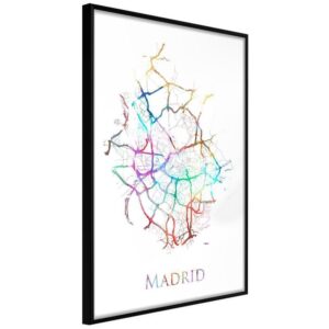 Plan miasta: Madryt (kolorowy)