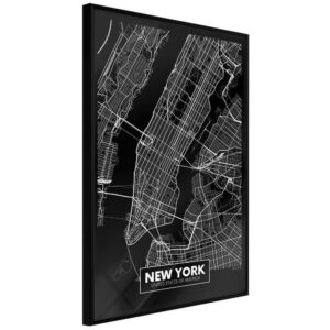 Plan miasta: Nowy Jork (ciemny)
