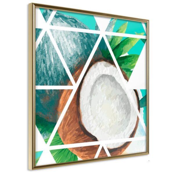 Tropikalna mozaika z kokosem (kwadratowy)