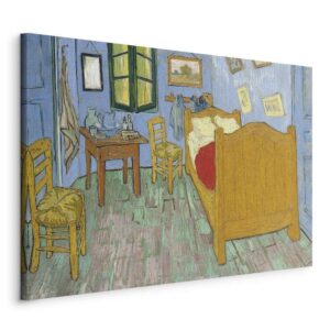 Obraz - La Chambre de Van Gogh - obraz sypialni w ciepłych kolorach