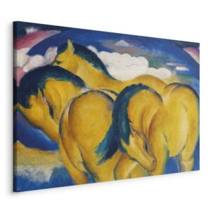 Obraz - Little Yellow Horses (Franz Marc)