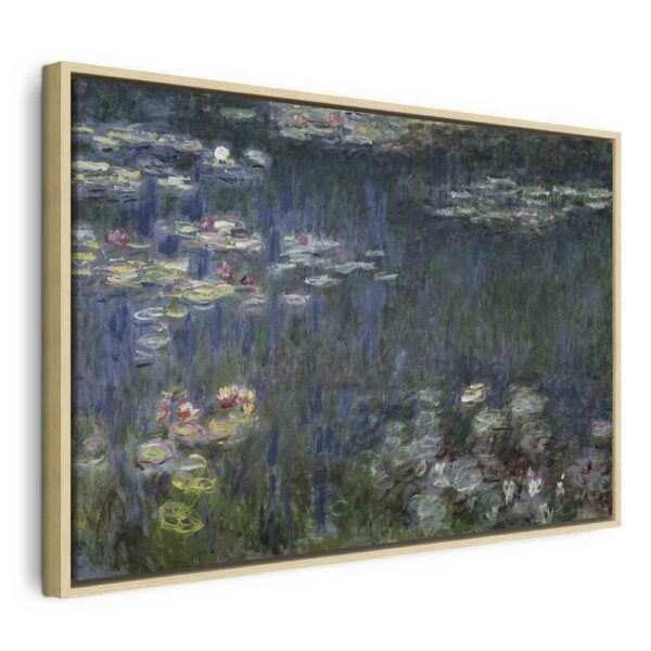 Obraz - Nenufary (lilie wodne): zielone refleksy (Claude Monet)