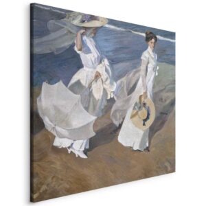 Obraz - Spacer wzdłuż brzegu morza (Joaquín Sorolla y Bastida)